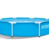 Piscina cadru metalic INTEX 28212ND, rotunda, pompa cu filtru, 366×76 cm, albastru HOM432083