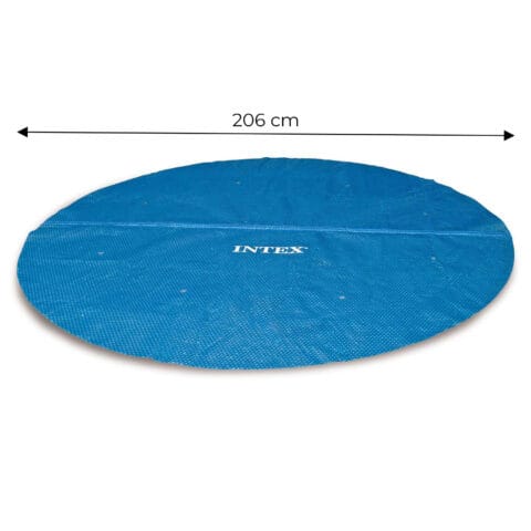 Dimensiuni Prelata solara piscina INTEX 28010, 244 cm, polietilena, albastru HOM422190
