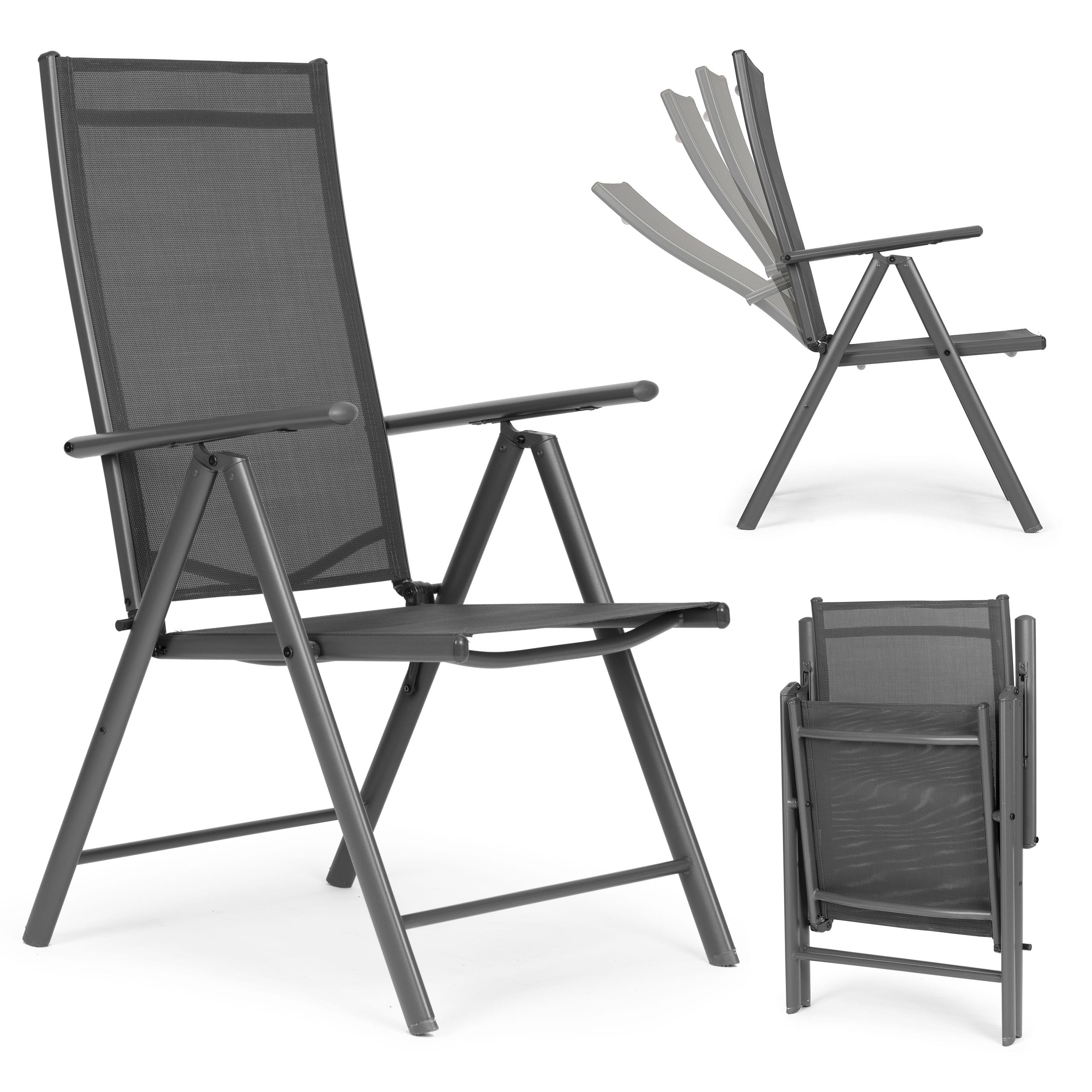 Scaun pliabil MultiGarden, spatar reglabil, balcon, terasa si gradiuna, gri HOM010820