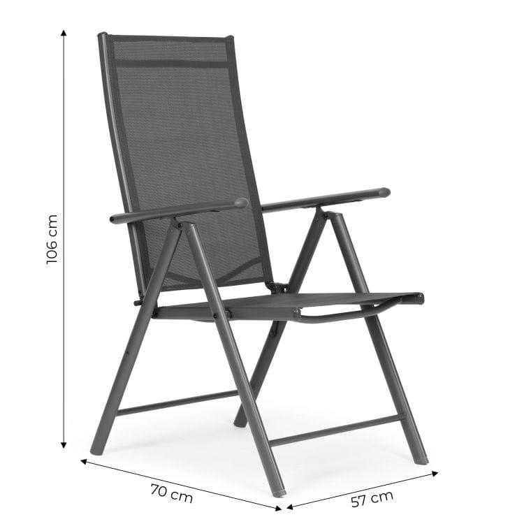 Dimensiuni Scaun pliabil MultiGarden, spatar reglabil, balcon, terasa si gradiuna, gri HOM010820 Dimensiuni Scaun pliabil MultiGarden, spatar reglabil, balcon, terasa si gradiuna, gri HOM010820